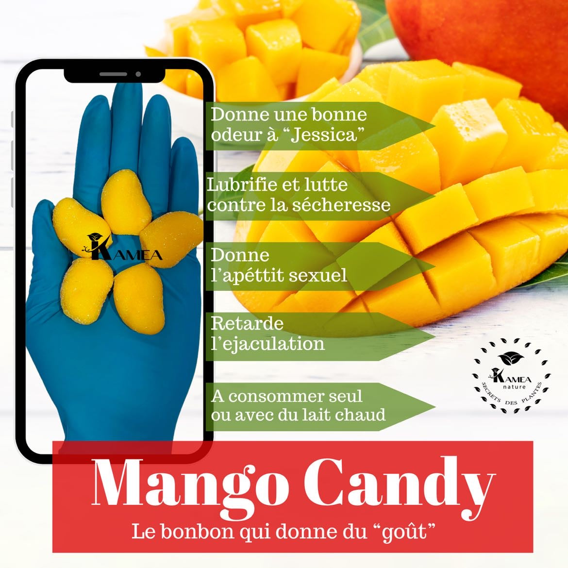 Mango Candy - bonbon mangue - seduction