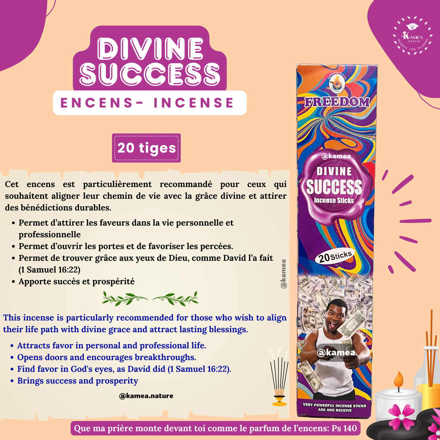Encens spirituel Divine Success - Succès divin