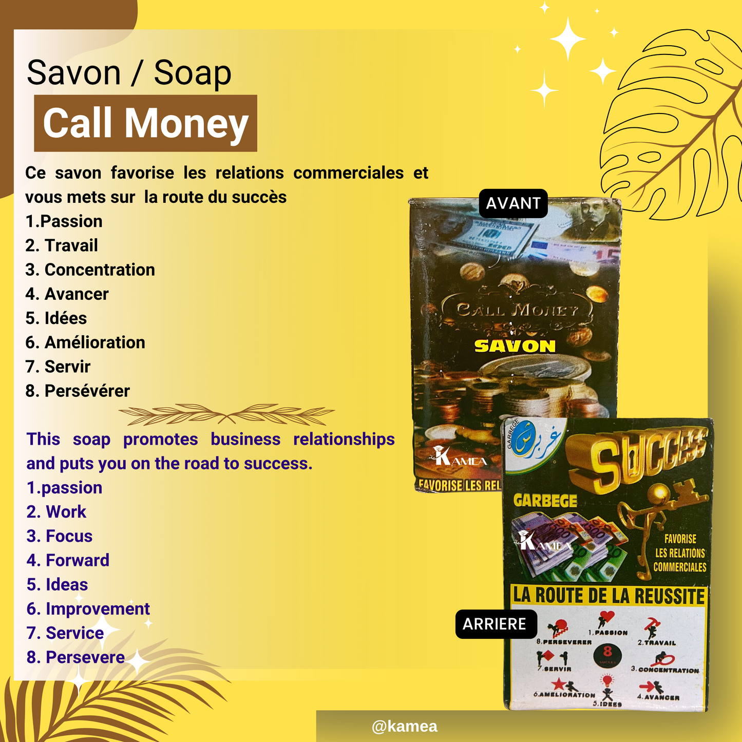 Savon CALL MONEY - Retour à l’envoyeur - Savon spirituel