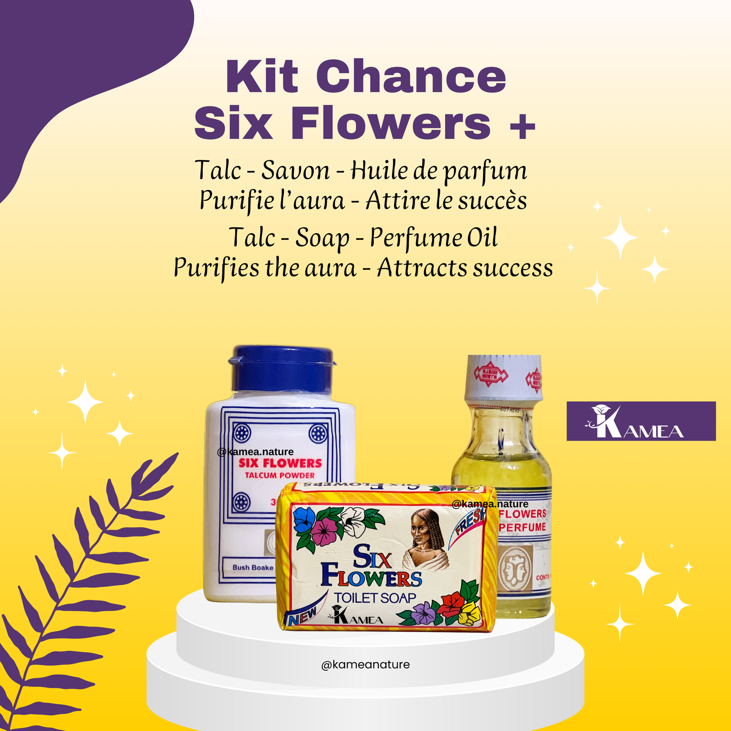 Huile de Parfum Six Flowers - Contenu 18ml - Huile de parfum spirituel