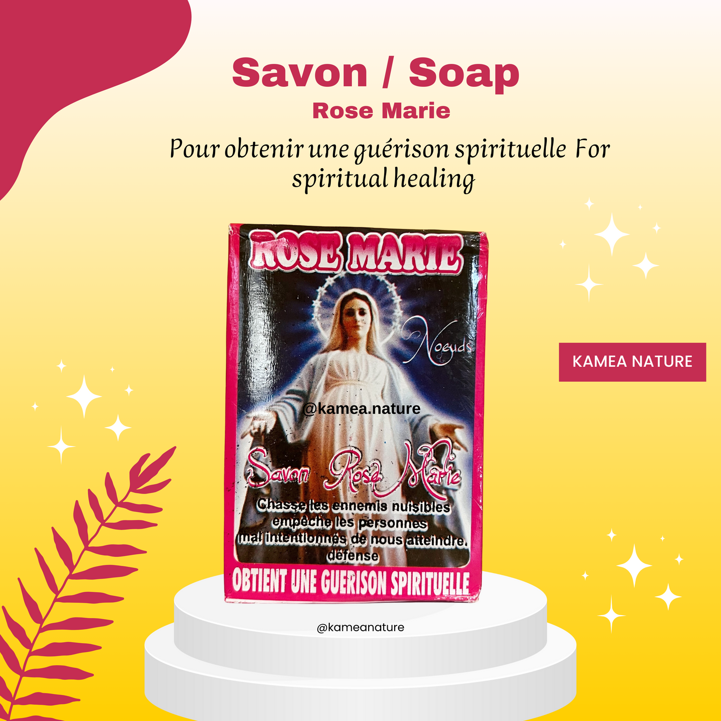 Savon Rose Marie - Savon spirituel
