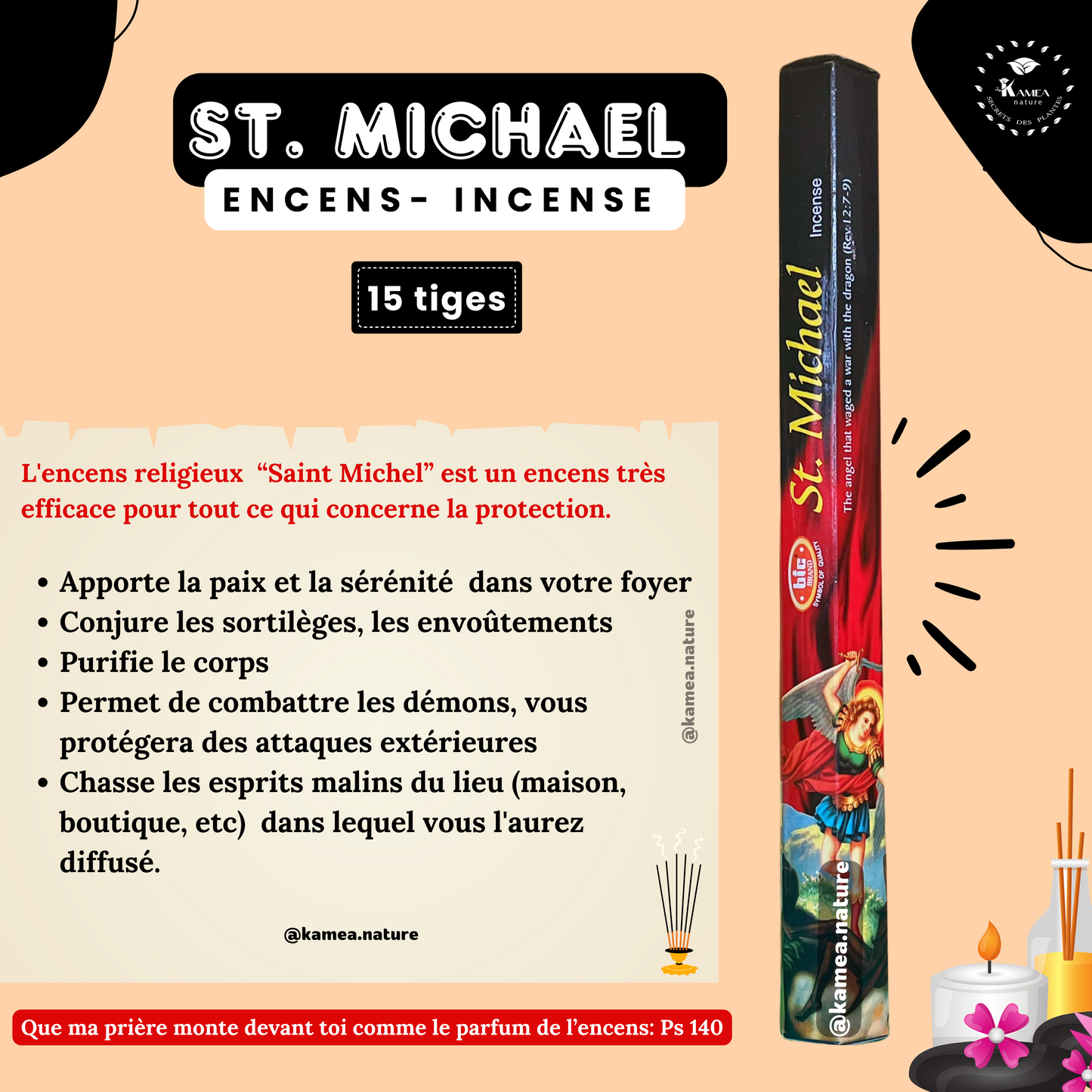 Encens spirituel Saint Michel - Michael