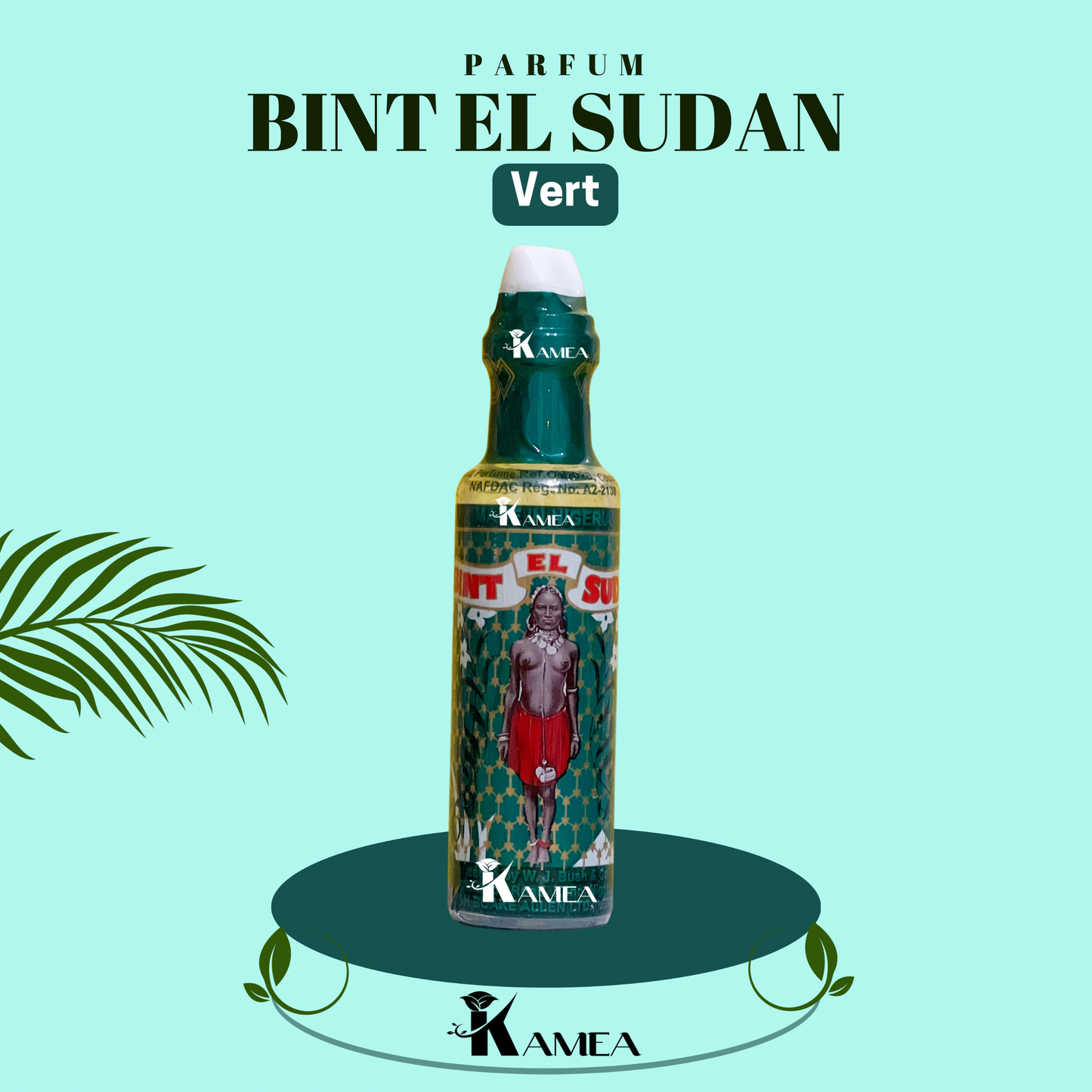 Parfum Bint El Sudan VERT ORIGINAL 45gr contenu 12ml- Parfum spirituel bintou