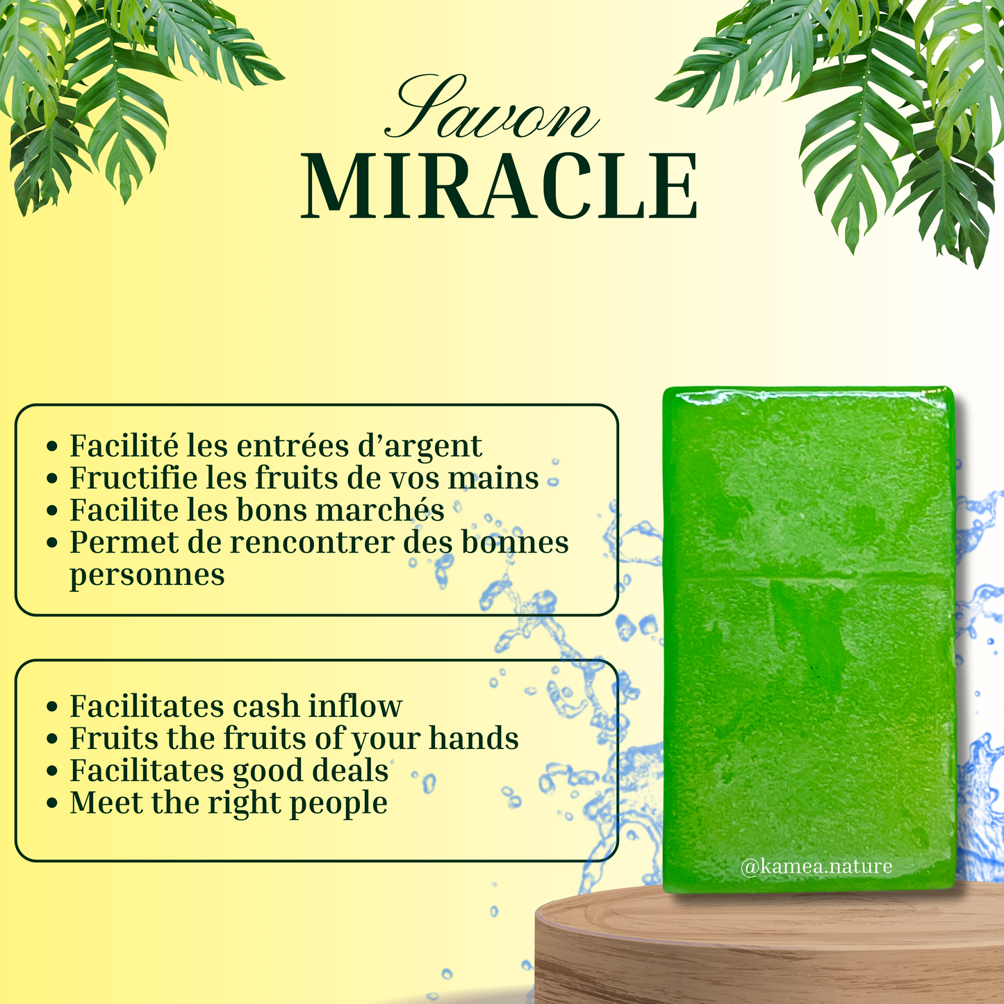 Savon miracle - Savon spirituel