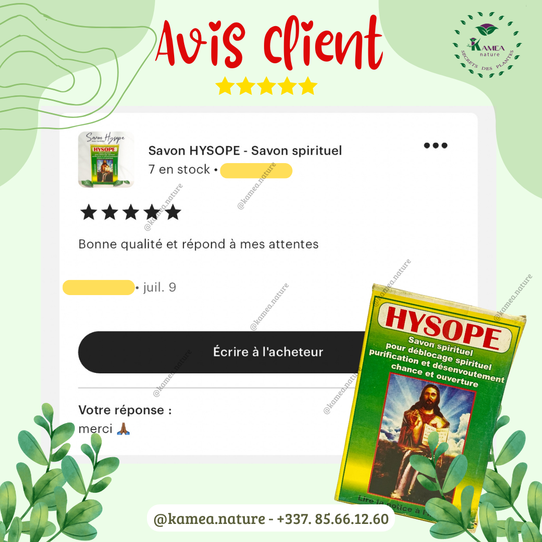 Parfum HYSOPE - 50ml Spirituel
