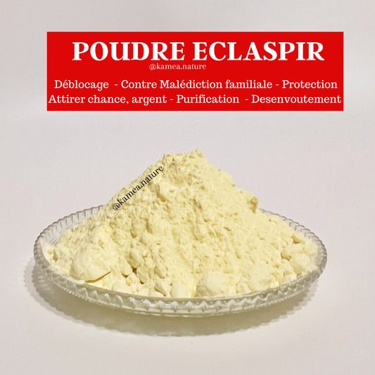 Poudre jaune  - ECLASPIR - Déblocage - Chance - Protection