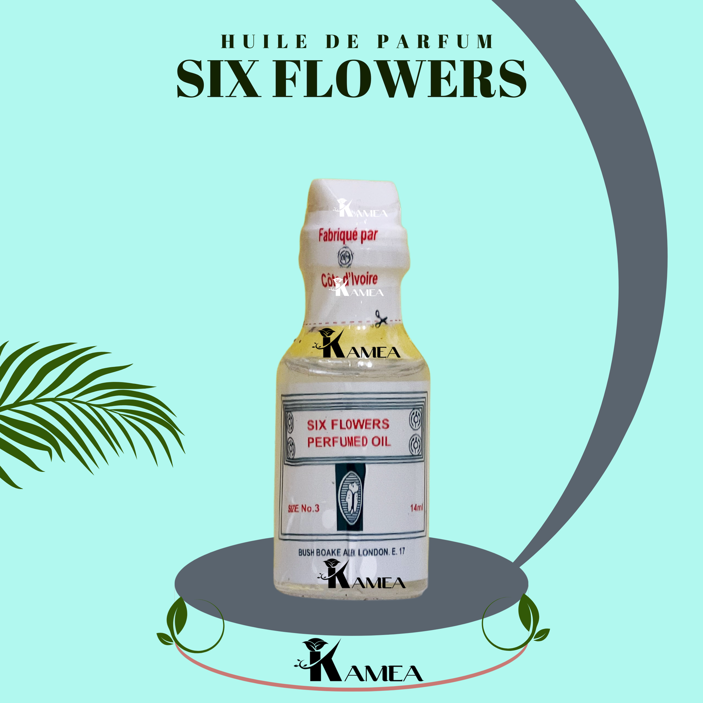 Huile de Parfum Six Flowers - CI - Contenu 18ml - Huile de parfum spirituel