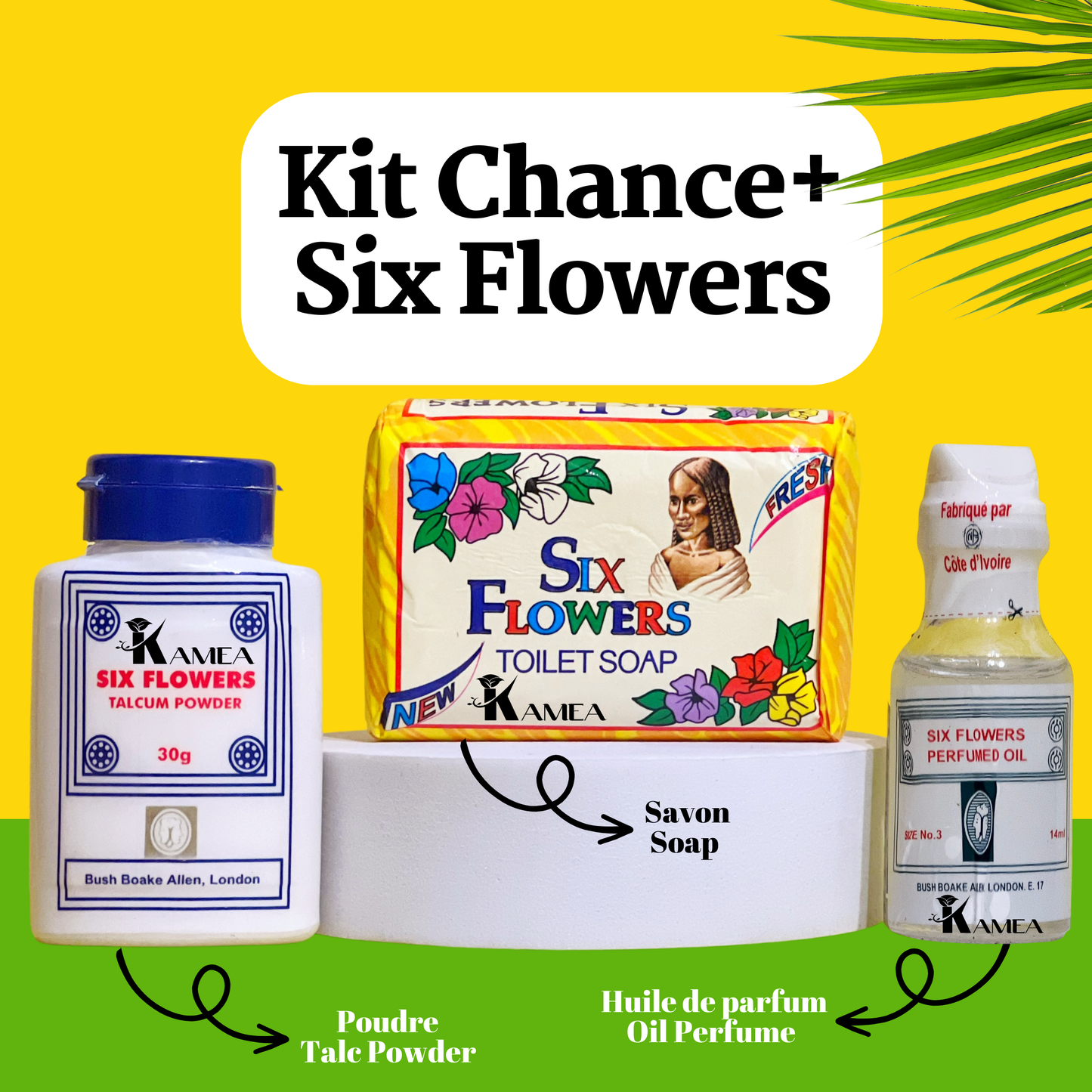 Huile de Parfum Six Flowers - CI - Contenu 18ml - Huile de parfum spirituel