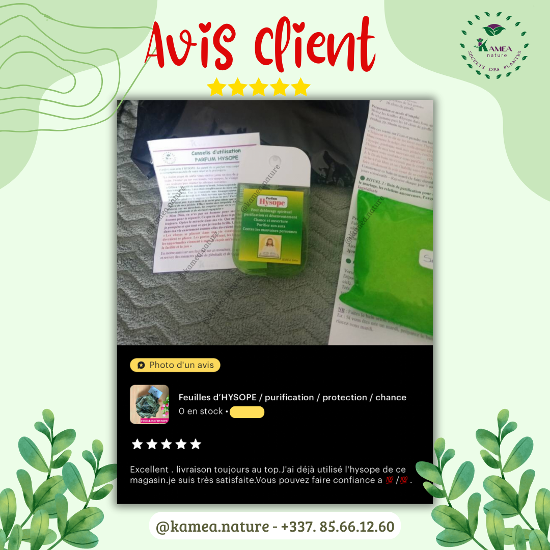 Parfum HYSOPE - 50ml Spirituel