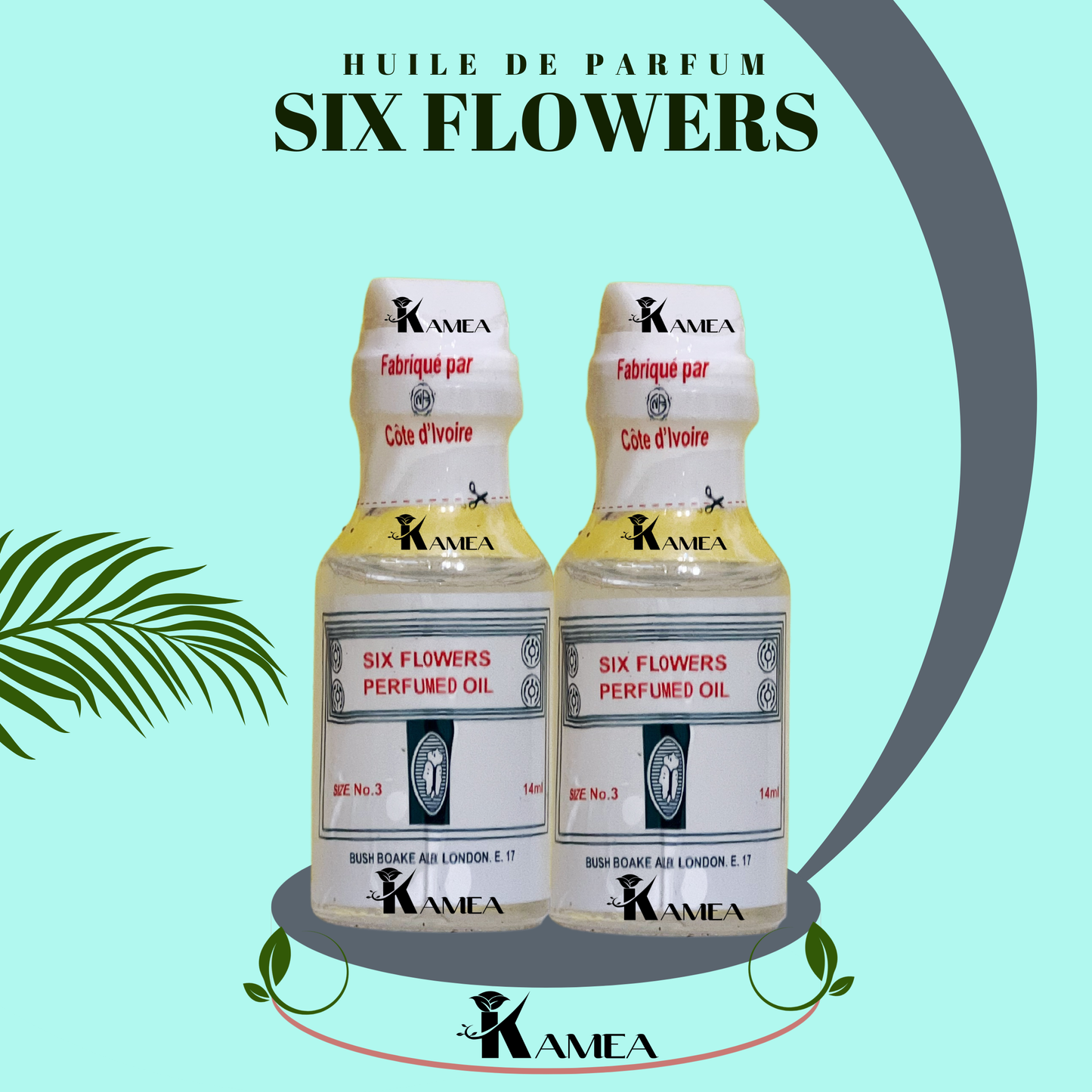 Huile de Parfum Six Flowers - CI - Contenu 18ml - Huile de parfum spirituel