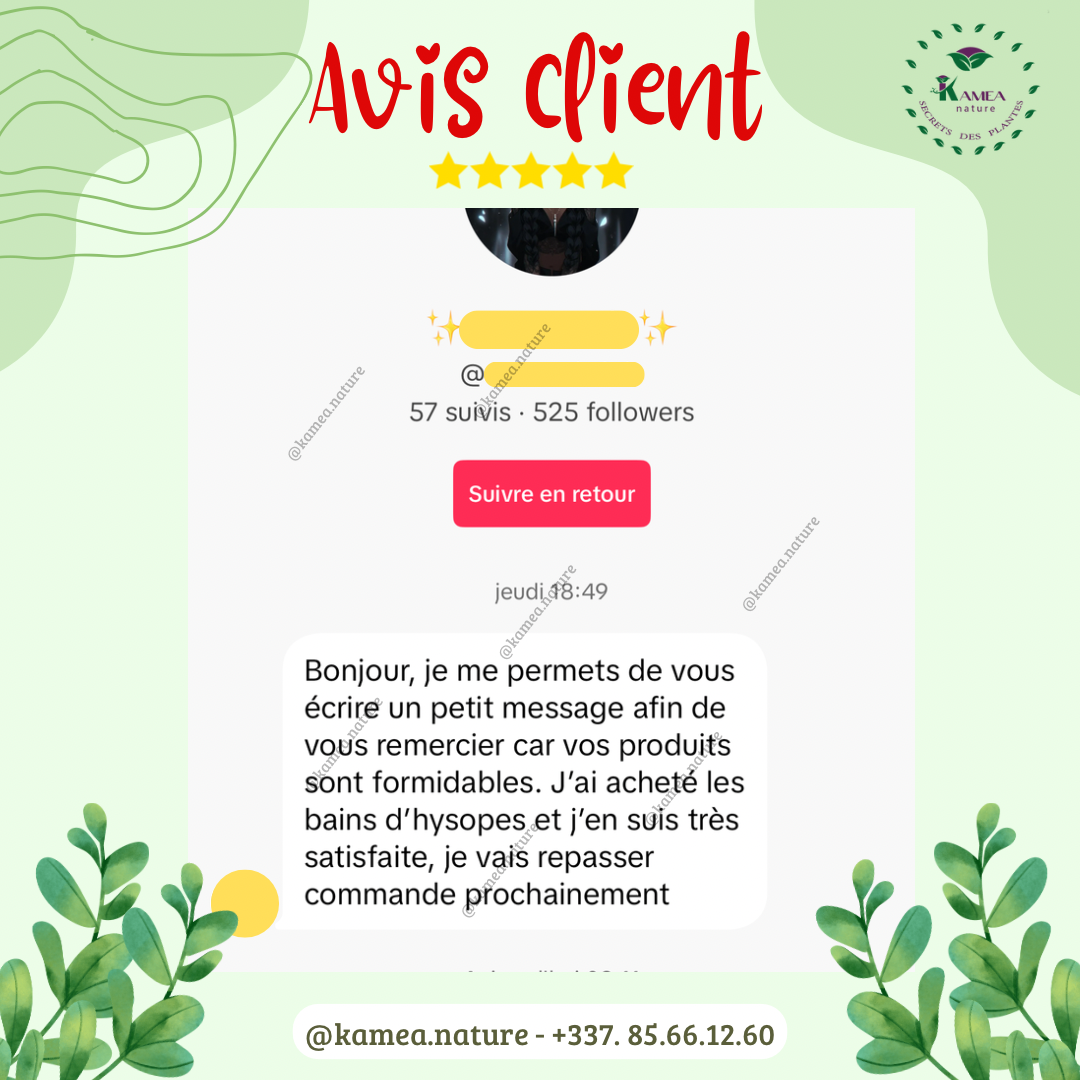 KIT spirituel HYSOPE Savon - Parfum - Huile - Déblocage - purification - chance - ouverture