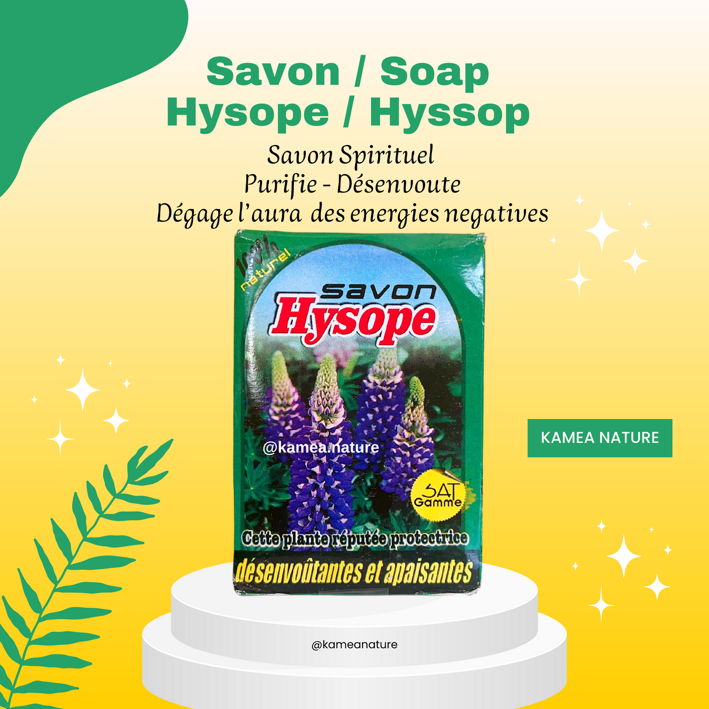 Savon HYSOPE - Savon spirituel