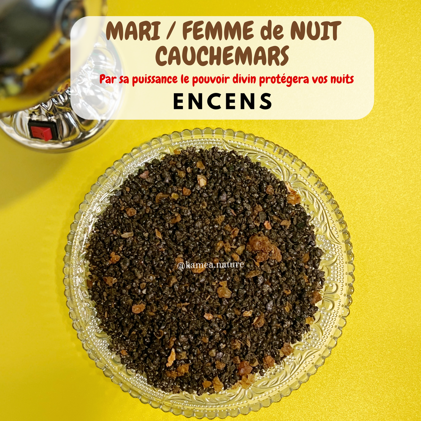 Encens Spécial MARI FEMME de NUIT - CAUCHEMARS