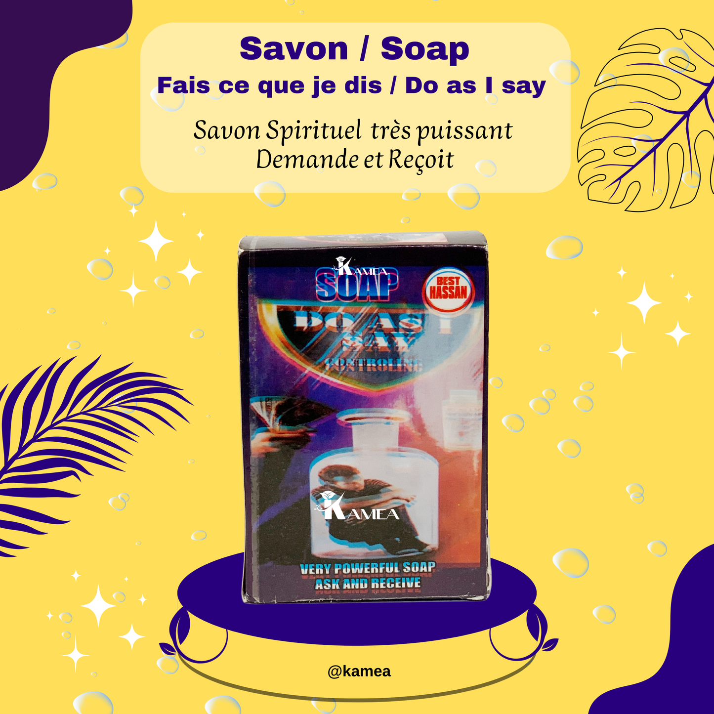 Kit spirituel DO AS I SAY - Fais ce que je dis - Encens + Savon + Parfum 50ml