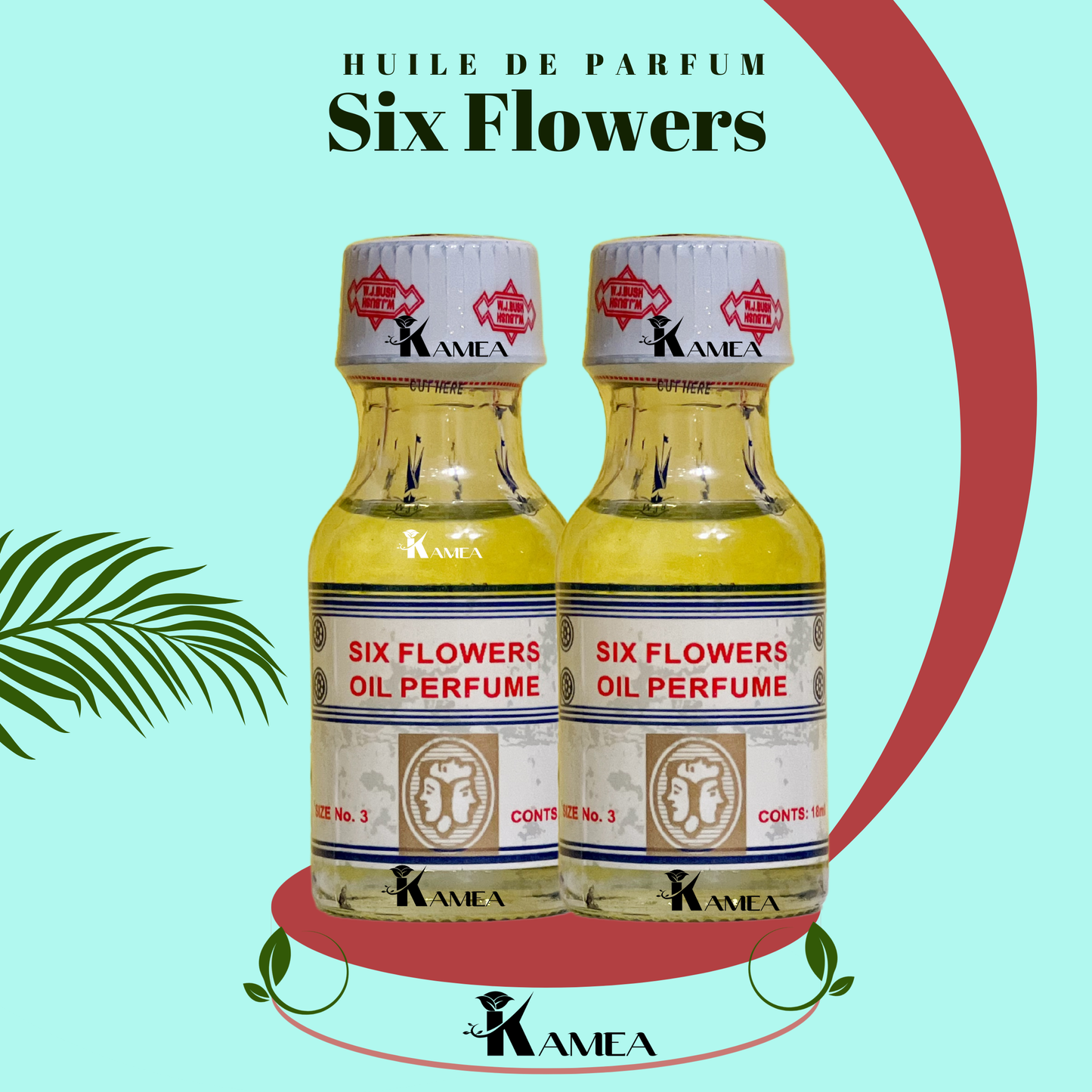 Huile de Parfum Six Flowers - Contenu 18ml - Huile de parfum spirituel