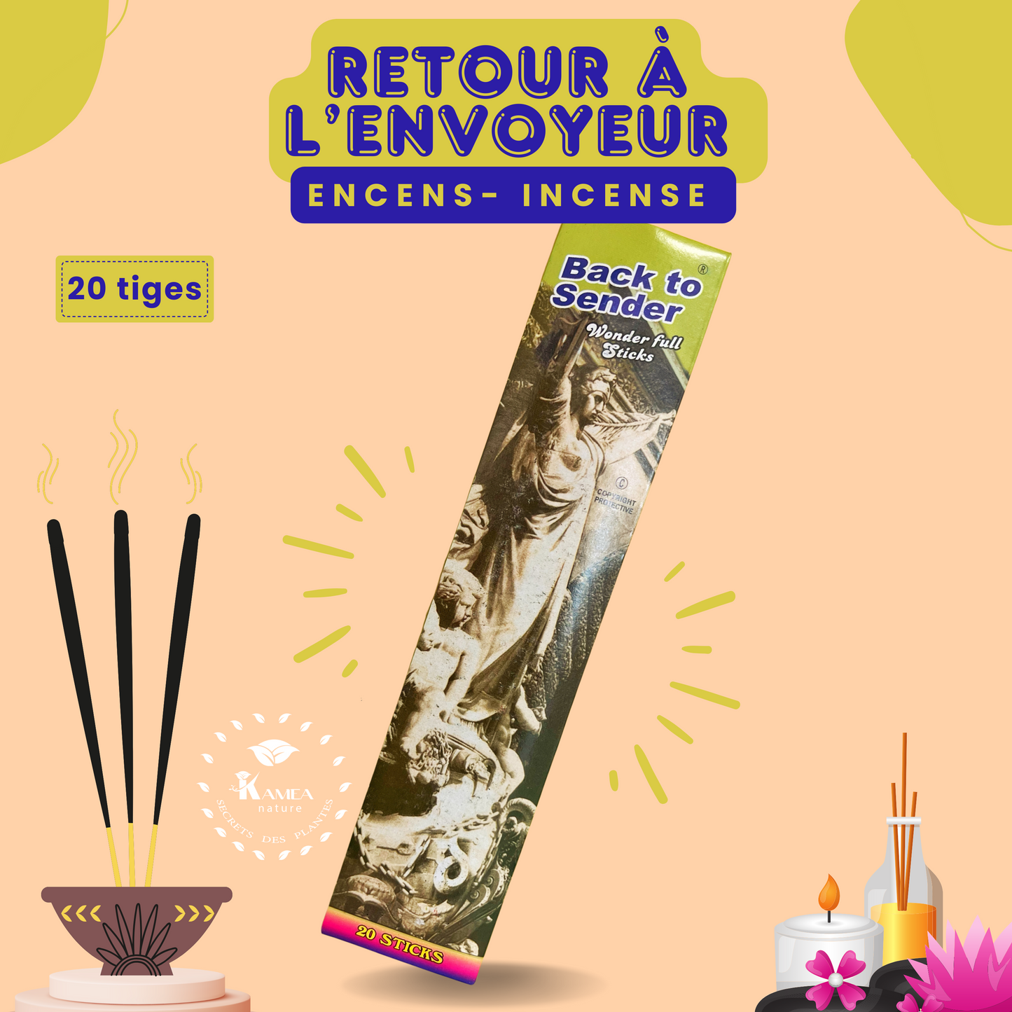 Kit spirituel Back to sender - Retour l'envoyeur - contre les échecs répétés