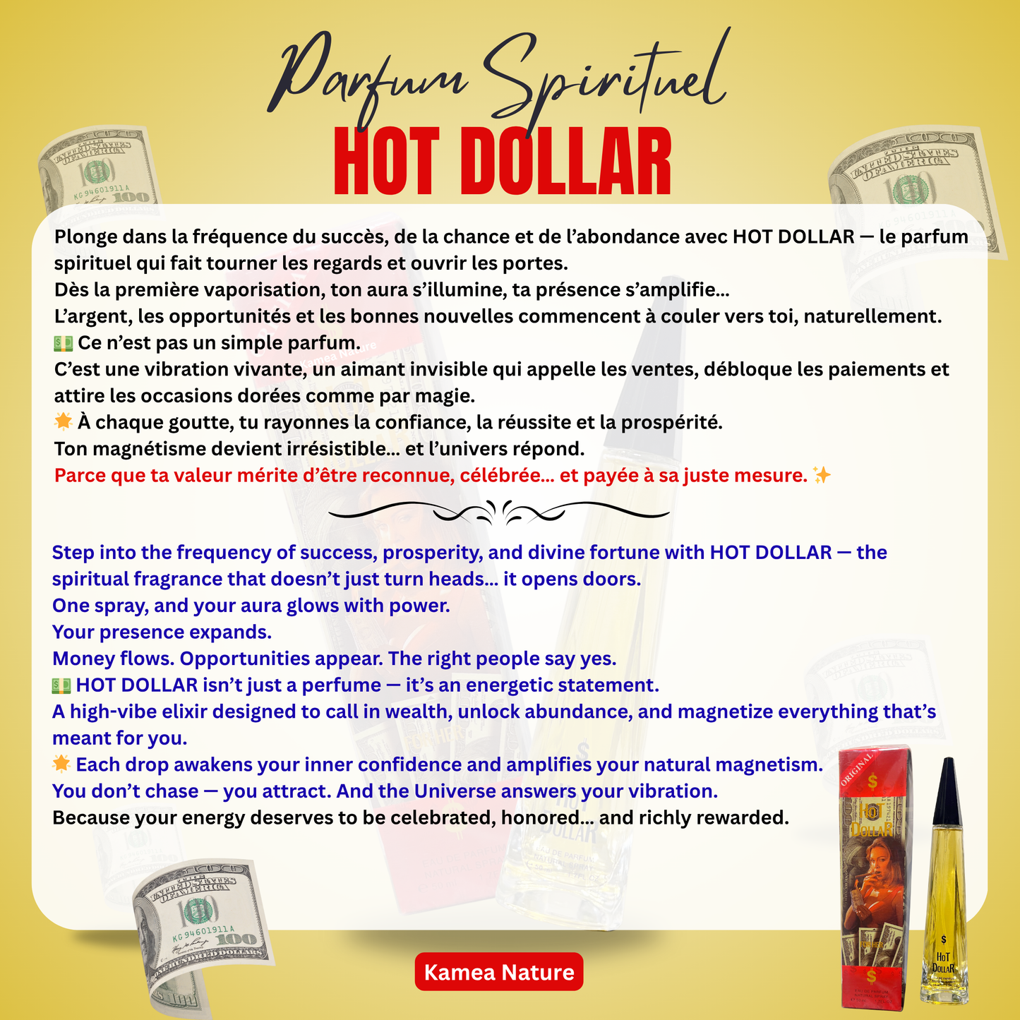 Parfum spirituel Hot Dollar
