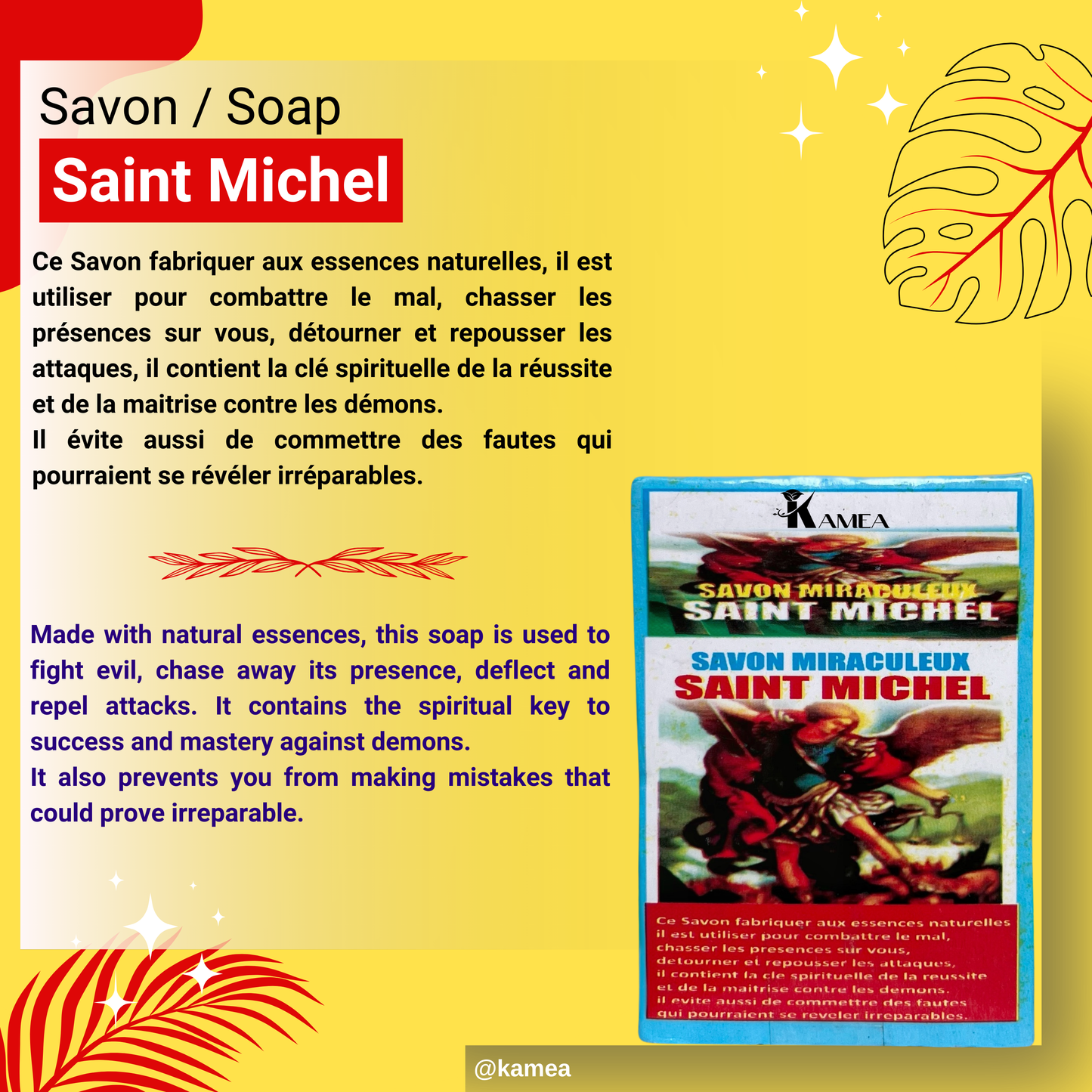 Savon miraculeux Saint Michel - Savon spirituel