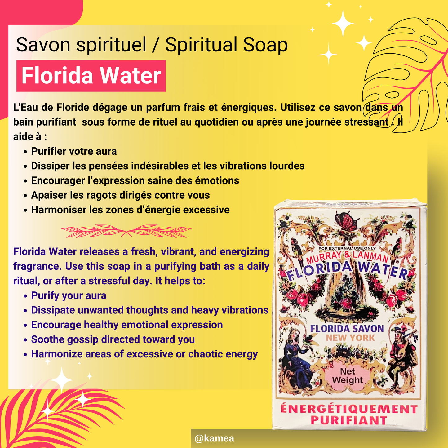 Savon spirituel FLORIDA WATER