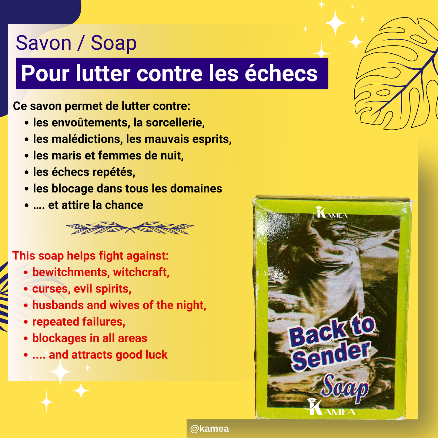Kit spirituel Back to sender - Retour l'envoyeur - contre les échecs répétés
