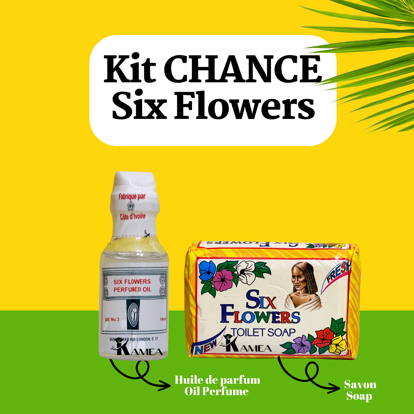 Huile de Parfum Six Flowers - CI - Contenu 18ml - Huile de parfum spirituel