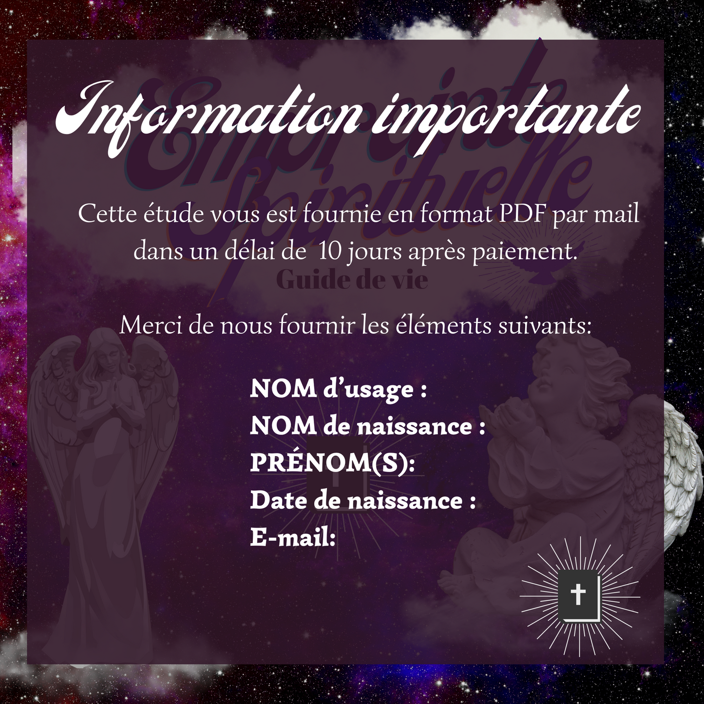 Empreinte spirituelle GÉNÉRALE + ANNUELLE