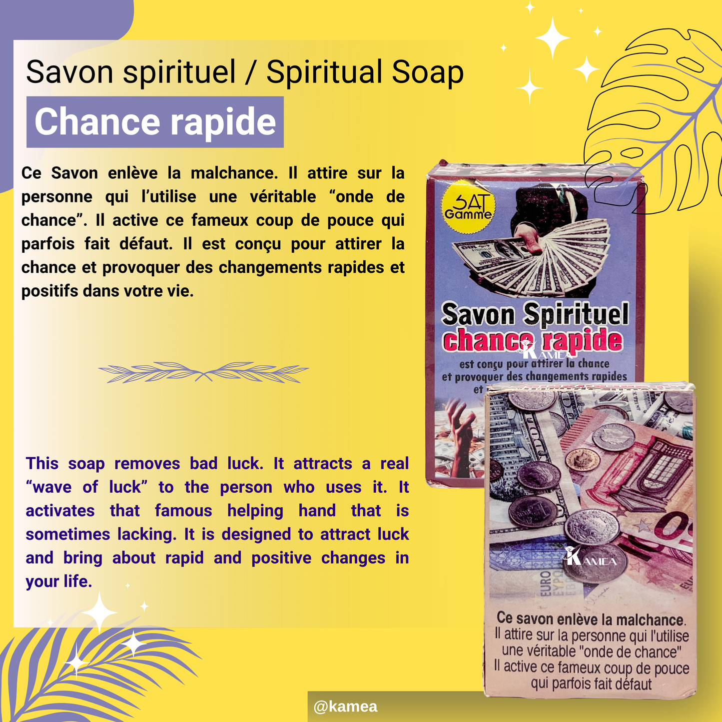 Savon CHANCE RAPIDE - Savon spirituel