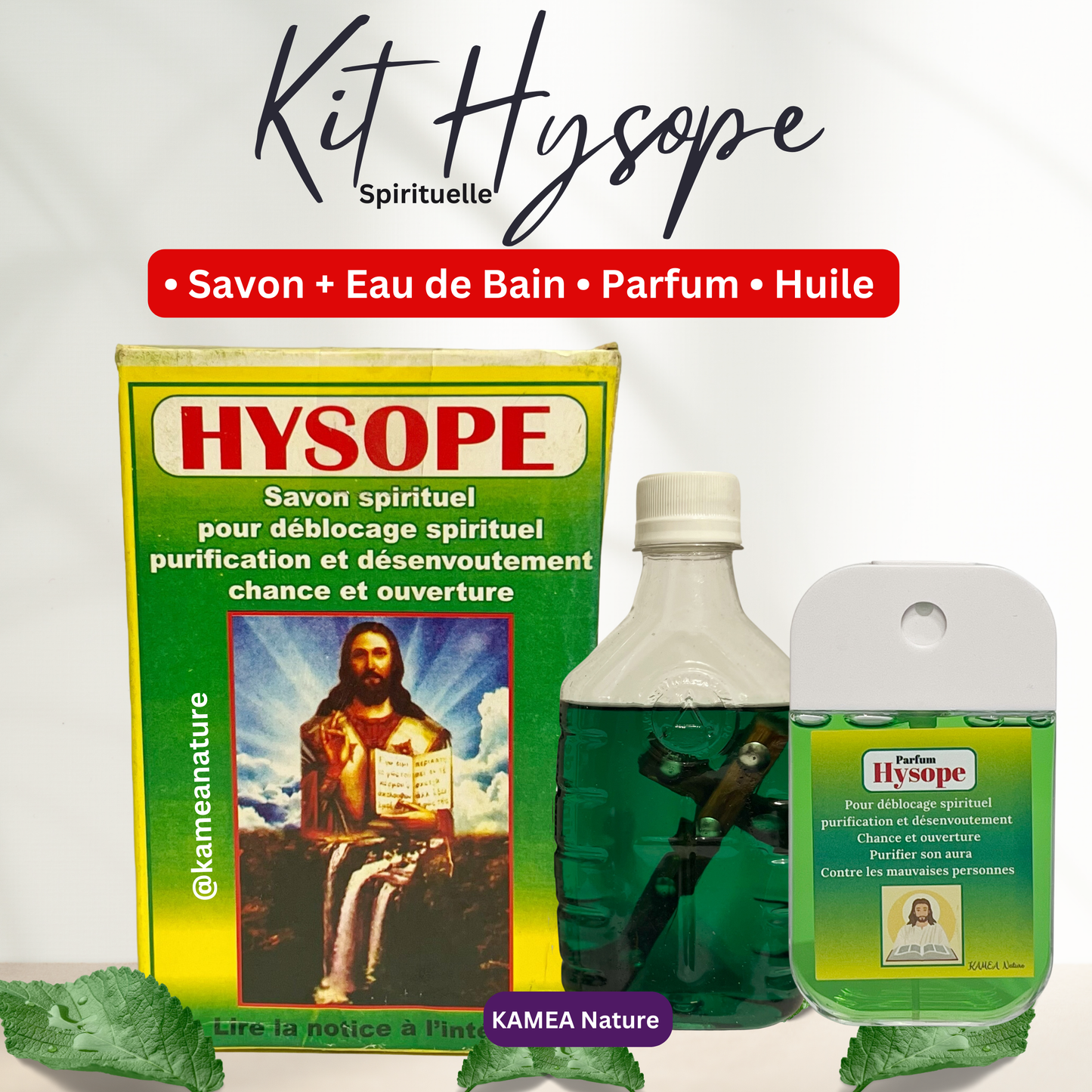 Huile spirituel HYSOPE - Déblocage - purification - chance - ouverture