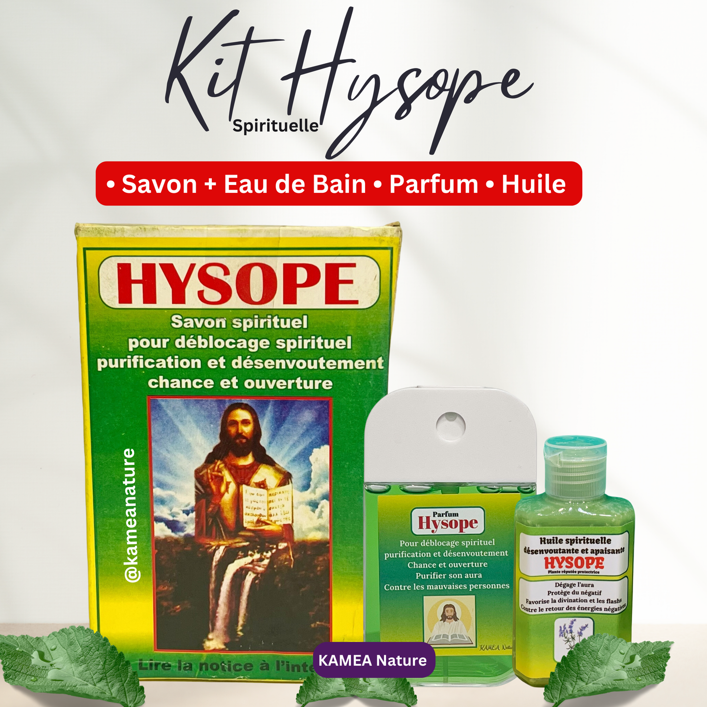 Huile spirituel HYSOPE - Déblocage - purification - chance - ouverture