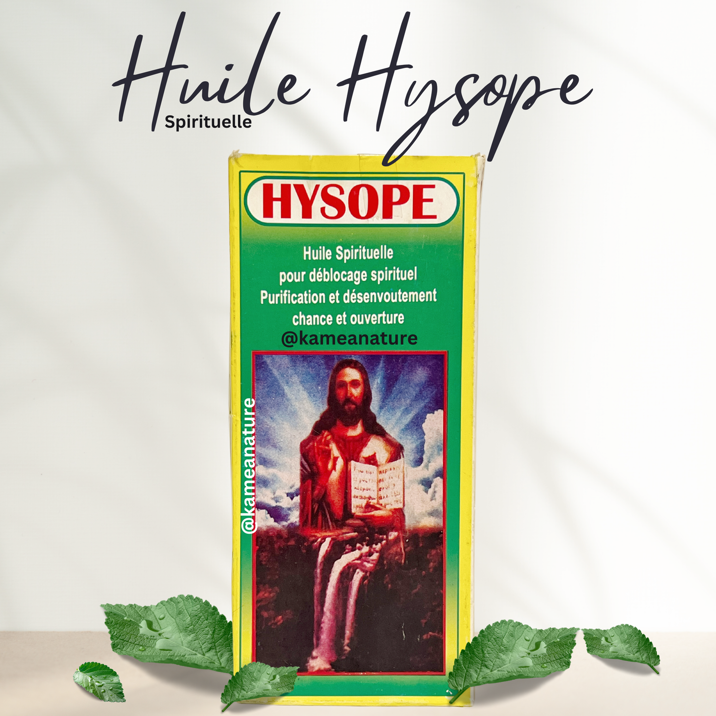Huile spirituel HYSOPE - Déblocage - purification - chance - ouverture