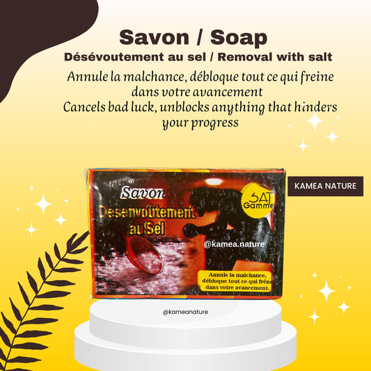 Savon desenvoutement au sel - savon spirituel
