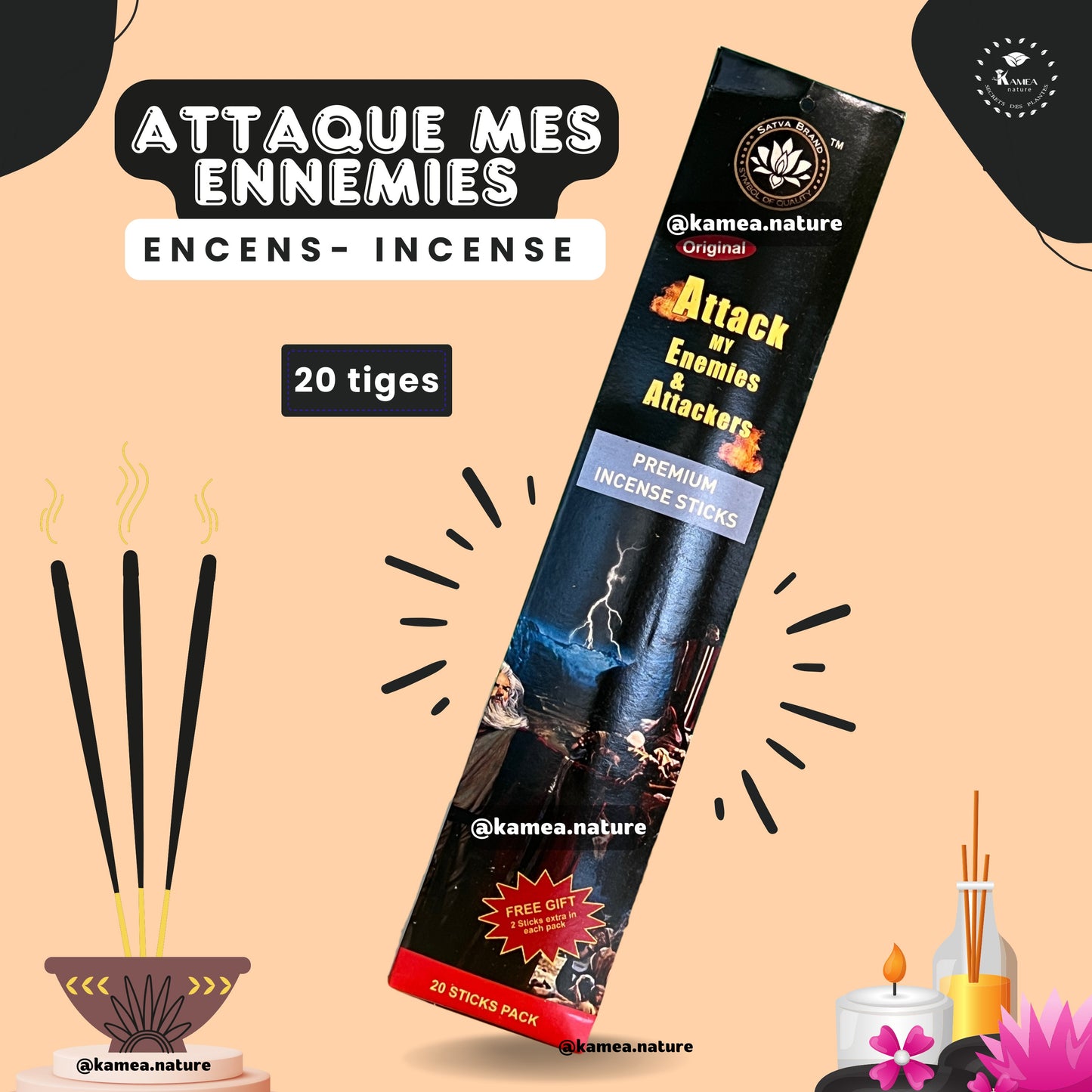 Encens spirituel Attack my Attacker