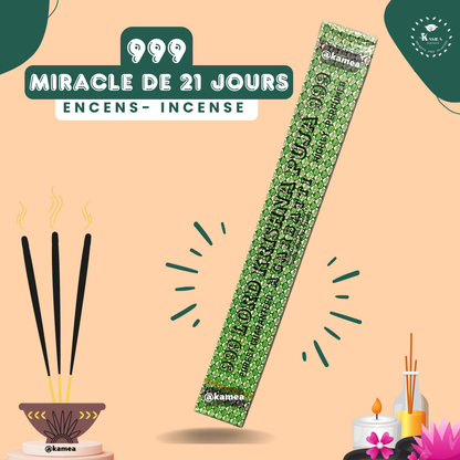 Encens spirituel 999 - Miracle de 21 jours - LORD KRISHNA PUJA