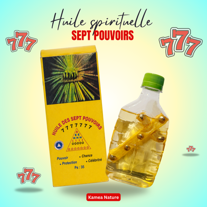 Huile spirituelle SEPT POUVOIRS 777