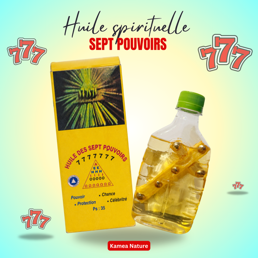 Huile spirituelle SEPT POUVOIRS 777