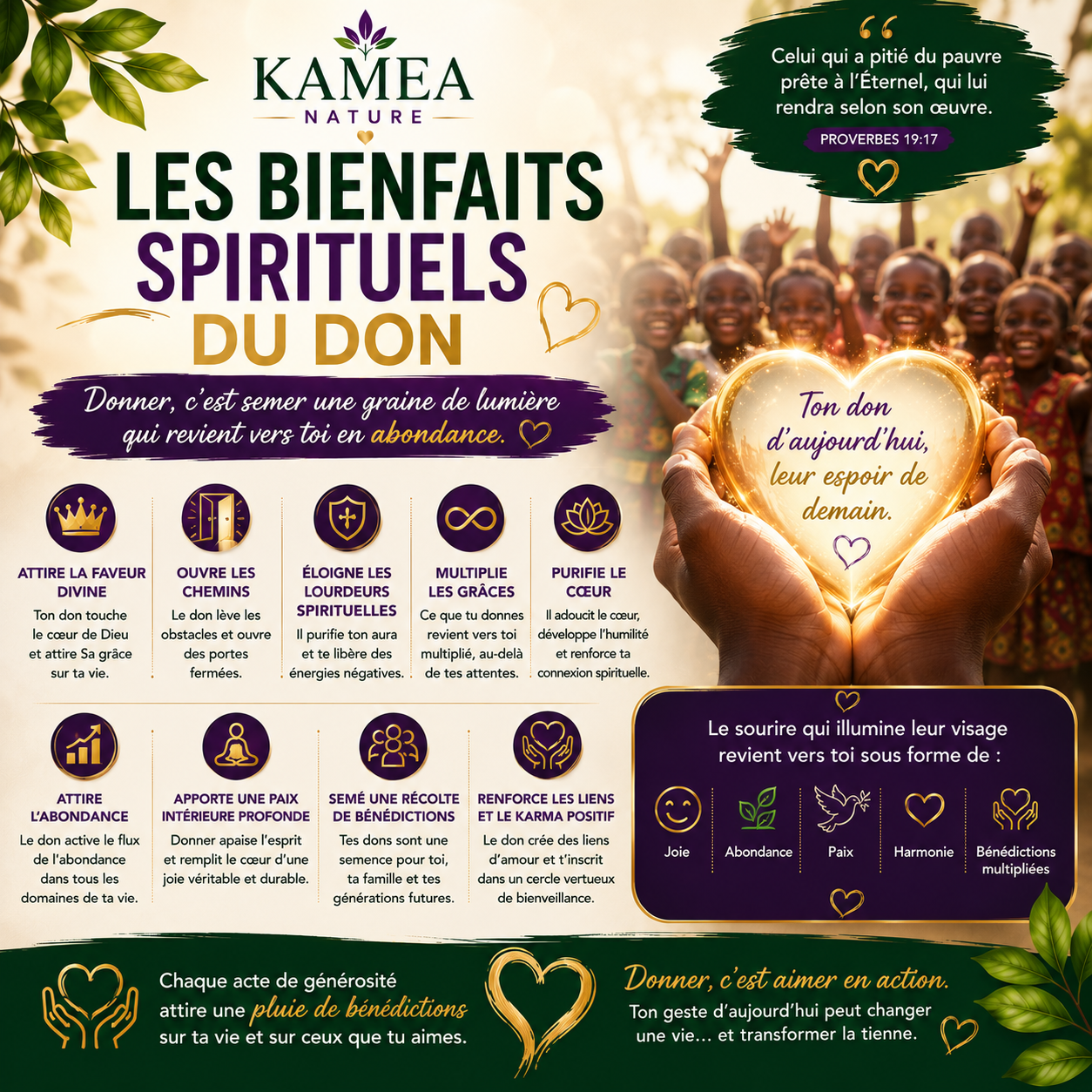 Dis MERCI par le DON