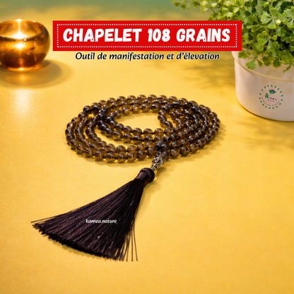 Chapelet 108 grains - Mala - outil de manifestation