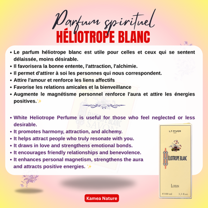 Kit (savon + parfum) spirituel Héliotrope blanc
