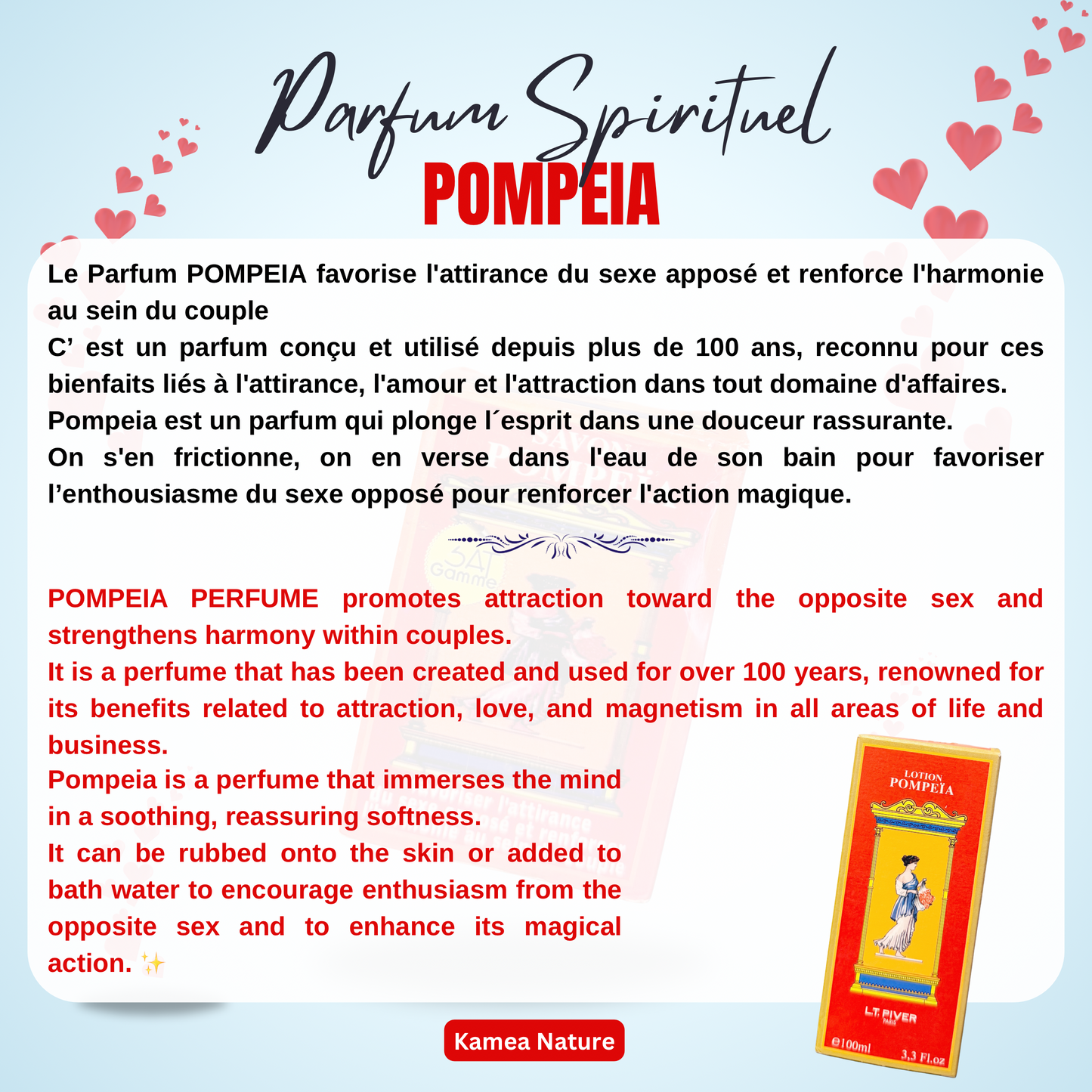 Kit (savon + parfum) spirituel POMPEIA