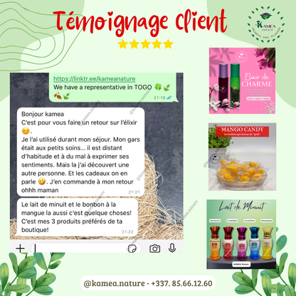 Elixir de charme - Parfum spirituel - puissant attraction