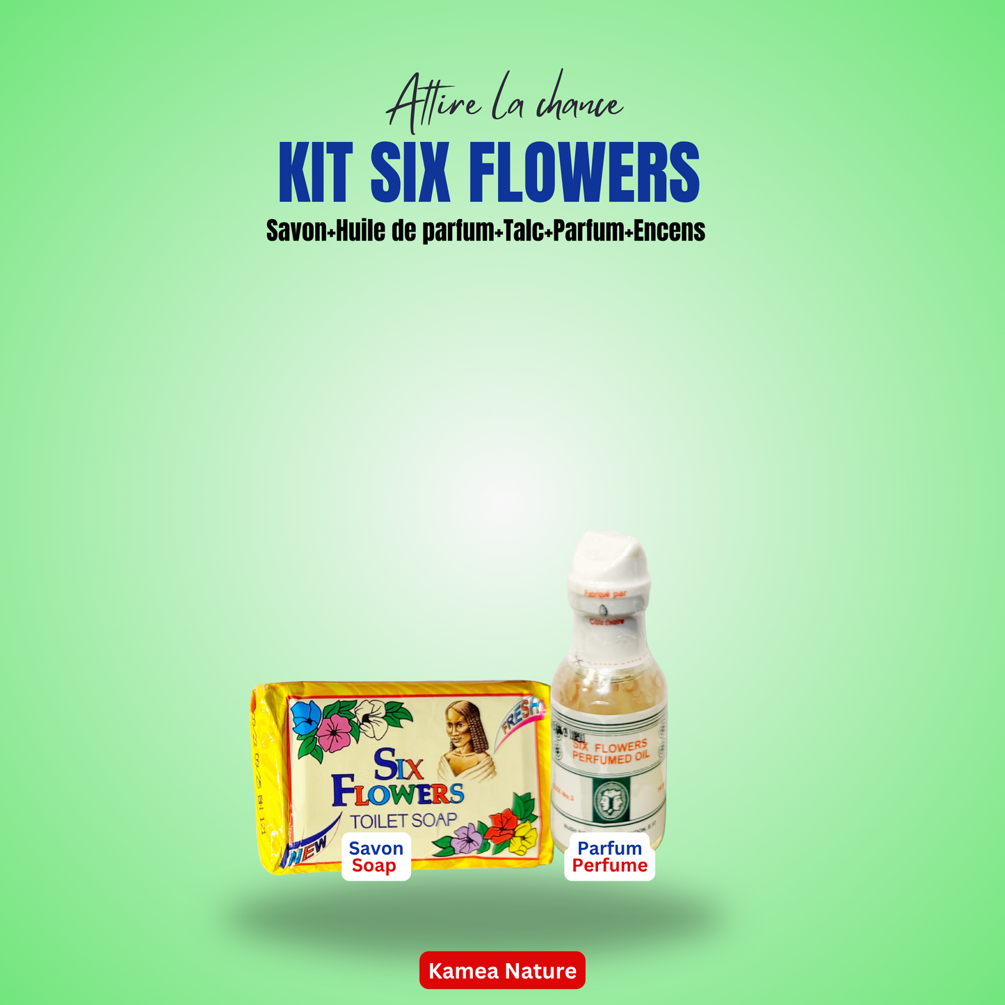 Parfum Six Flowers - Savon spirituel - parfum 6 Fleurs