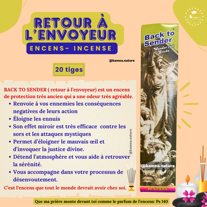 Kit spirituel Back to sender  - Retour l'envoyeur - contre les échecs répétés