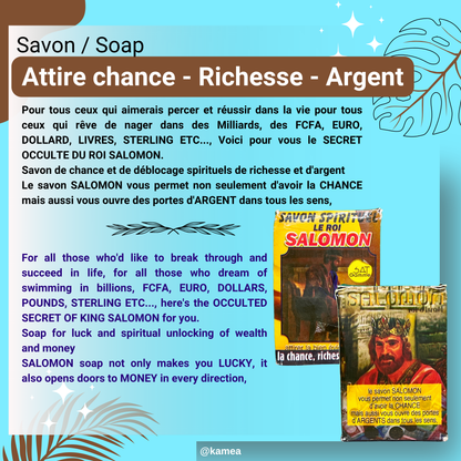 Savon roi Salomon - Savon spirituel puissant