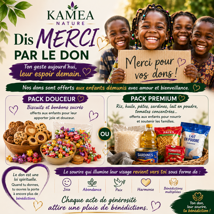 Dis MERCI par le DON