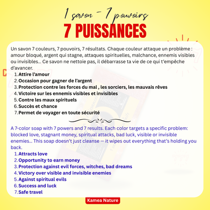 Savon 7 puissances -  chance extrême- Savon spirituel