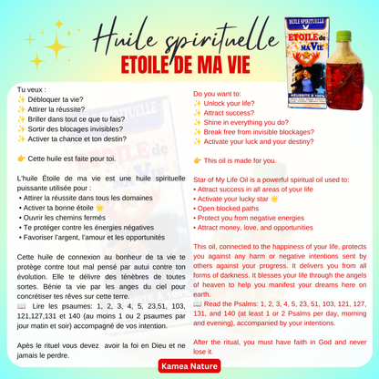 Huile spirituelle ÉTOILE DE MA VIE