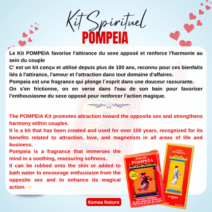 Kit (savon + parfum) spirituel POMPEIA