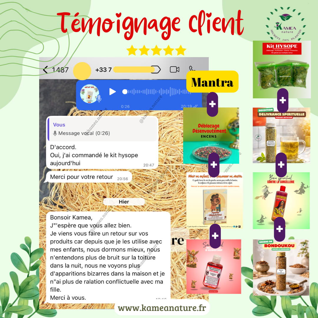 Puissant Bain spirituel contre la sorcellerie - protection  deblocage - nettoyage - savon contre sorcellerie