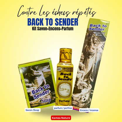 Kit spirituel Back to sender  - Retour l'envoyeur - contre les échecs répétés