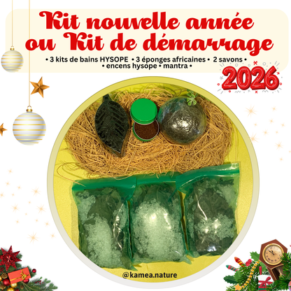 Kit de demarrage ou Kit nouvelle année - Année 2026 prospere- purification - protection -  chance - Deblocage